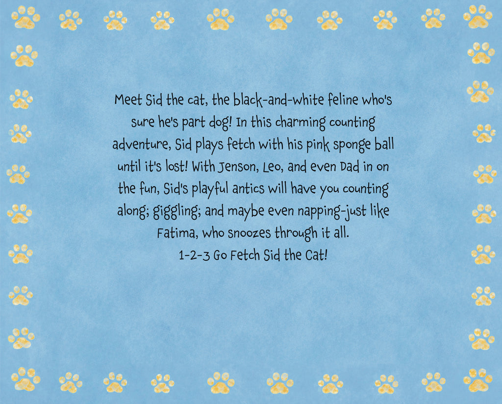 Sid the Cat, 1-2-3 Go Fetch!