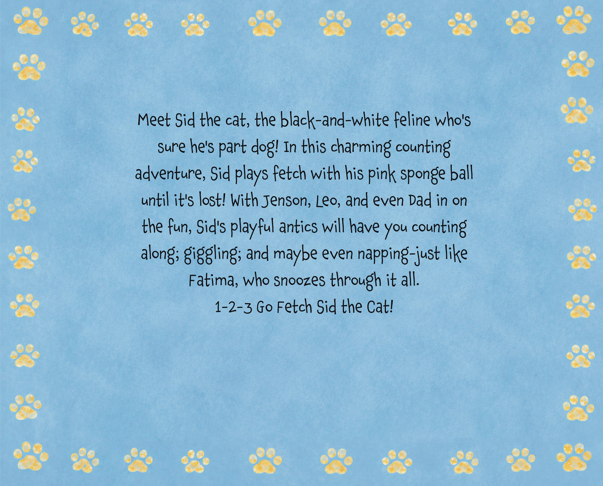 Sid the Cat, 1-2-3 Go Fetch!